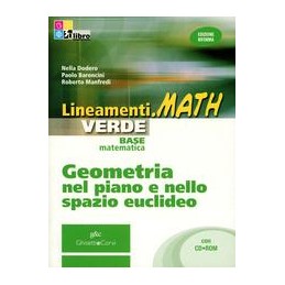 lineamentimath-verde-geometria-nel-piano-e-nello-spazio-euclideo--cd-rom-vol-u